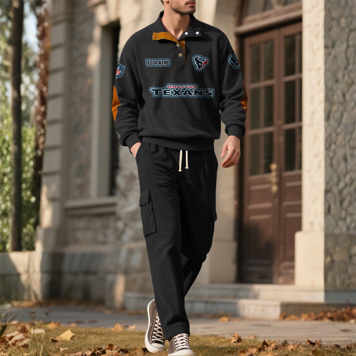 HOU x NFL Men's Corduroy Sweatshirt 1011 DatND DVT