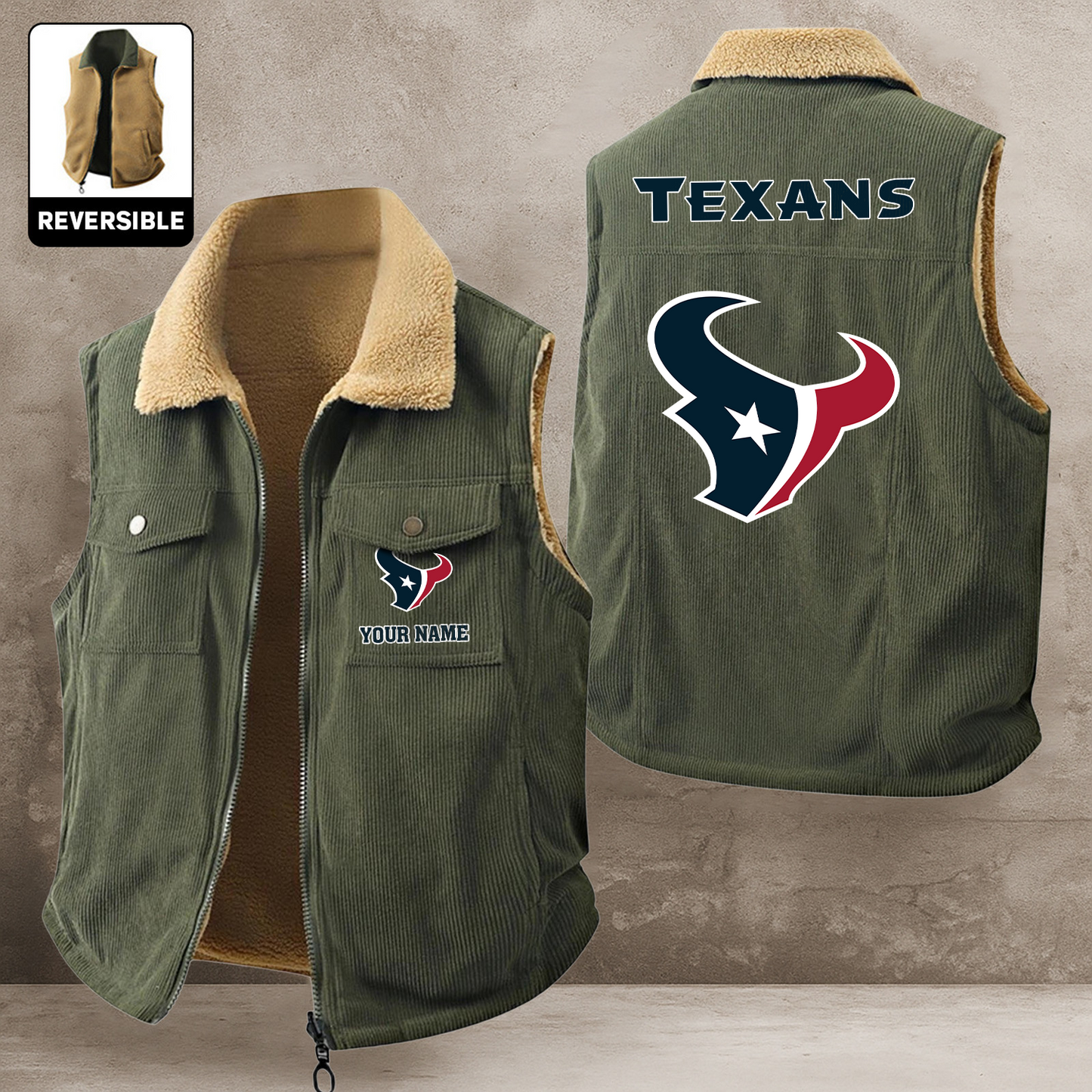 HOU x NFL Nice Jackets DATND TANTD