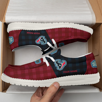 HOU x NFL Premium Hey Dude Shoes DATND TANTD
