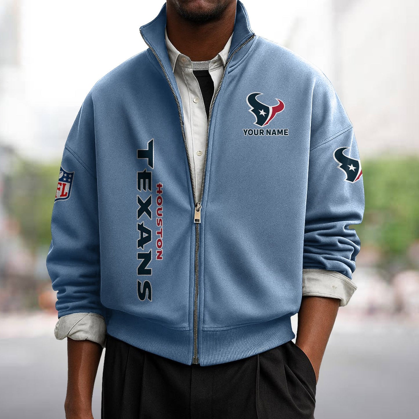 HOU x NFL Sweatshirt Full Zip DATND TANTD