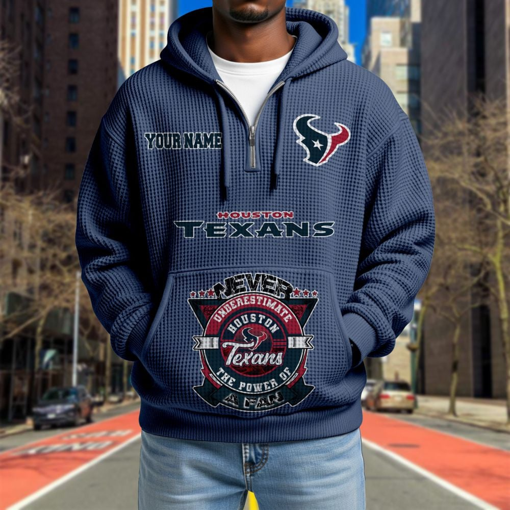HOU x NFL Waffle Hoodie DATND TANTD