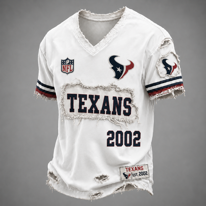 HOU x NFL LUXURY V-Neck T-Shirt 3005 DatND DVT