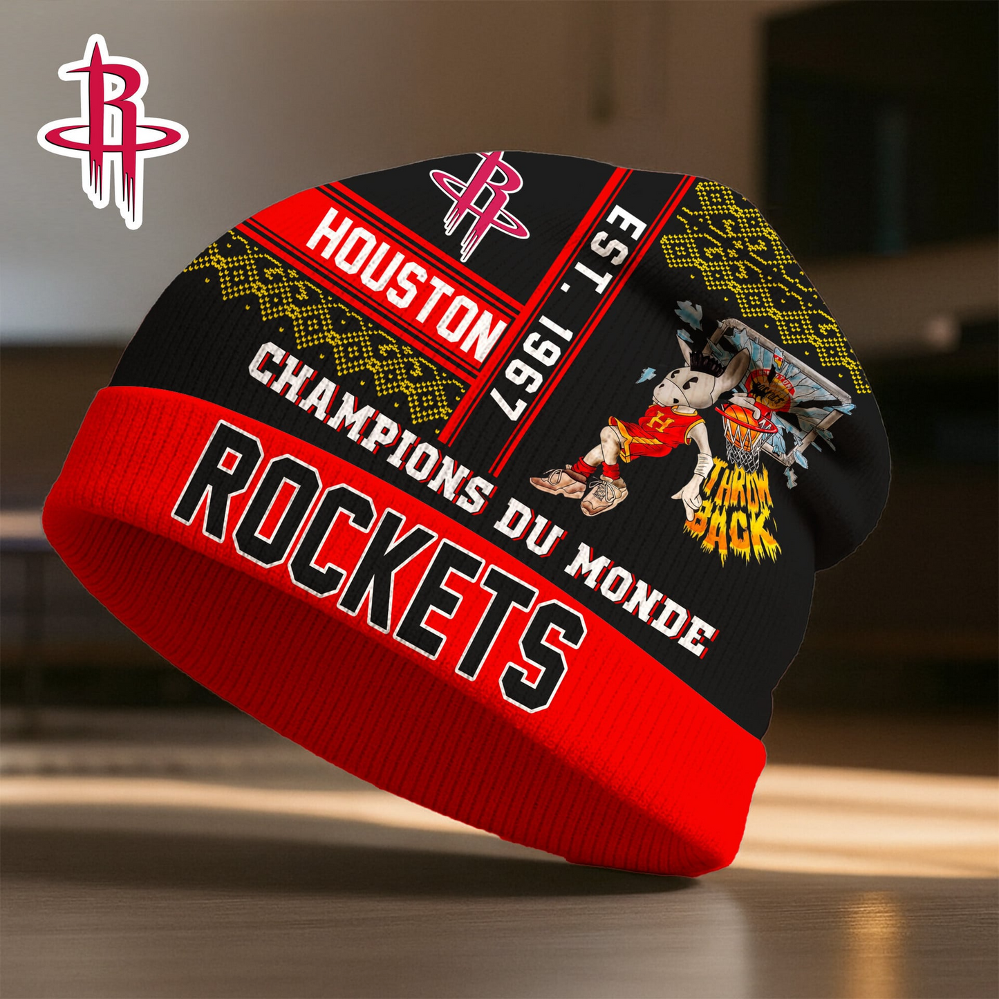 HR Premium NBA Champions Du Monde Beanie Hat DDT CTND
