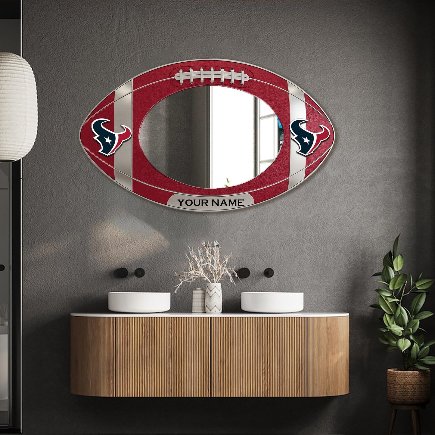 HT Custom NFL Wall Mirror Decor For Fan DDT CTND