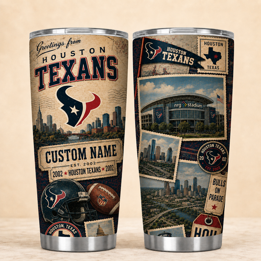 HT Personalized Premium NFL Classic Tumbler 190626