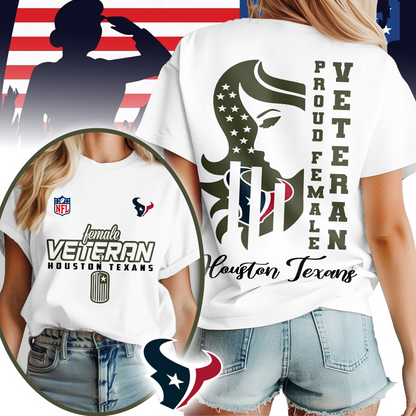 HT Premium NFL Female Veteran 3D Shirt DDT HLPHUONG