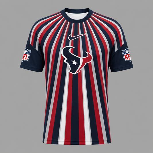 HT Premium NFL Men’s Athletic Vertical Stripe T-Shirt