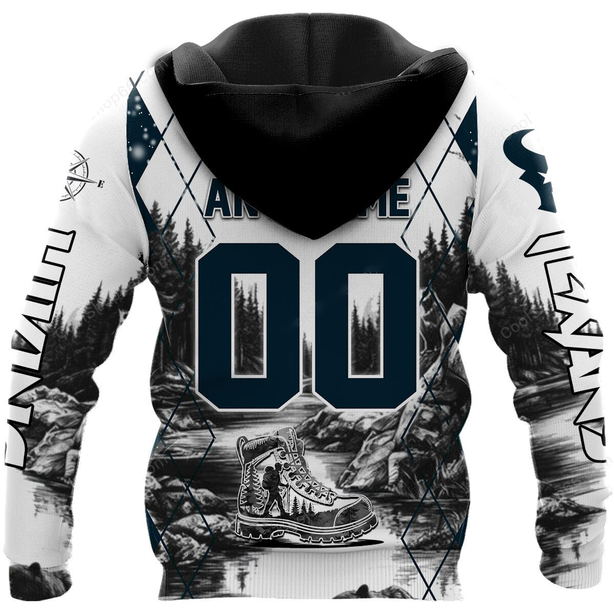 HT x NFL Hiking 3D Hoodie DDT CTND