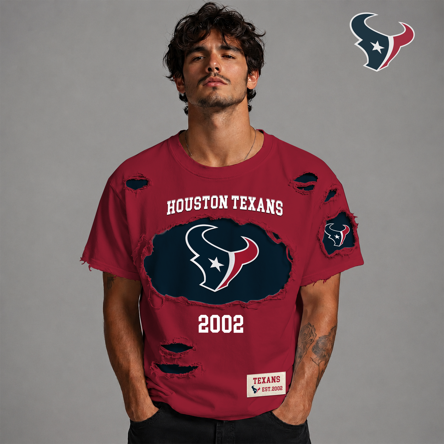 HT x NFL LUXURY CREW-Neck T-Shirt FOR SUMMER HOLIDAY  180626