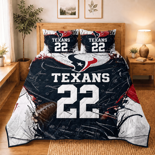 HT x NFL Premium Bedding Sets Personalized Gift For Fan