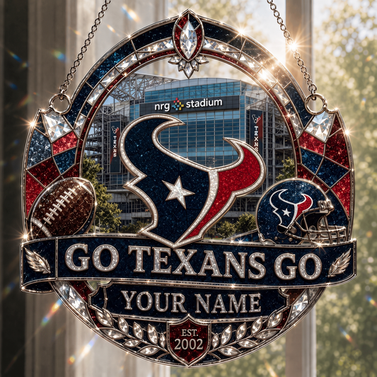 HT x NFL Premium Suncatcher Luxury Personalized Gift For Fan