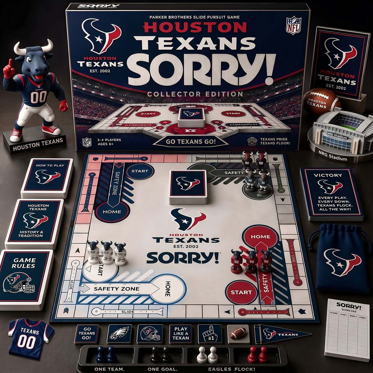 HT_Premium NFL Football Fan Sorry! Collector Board Game