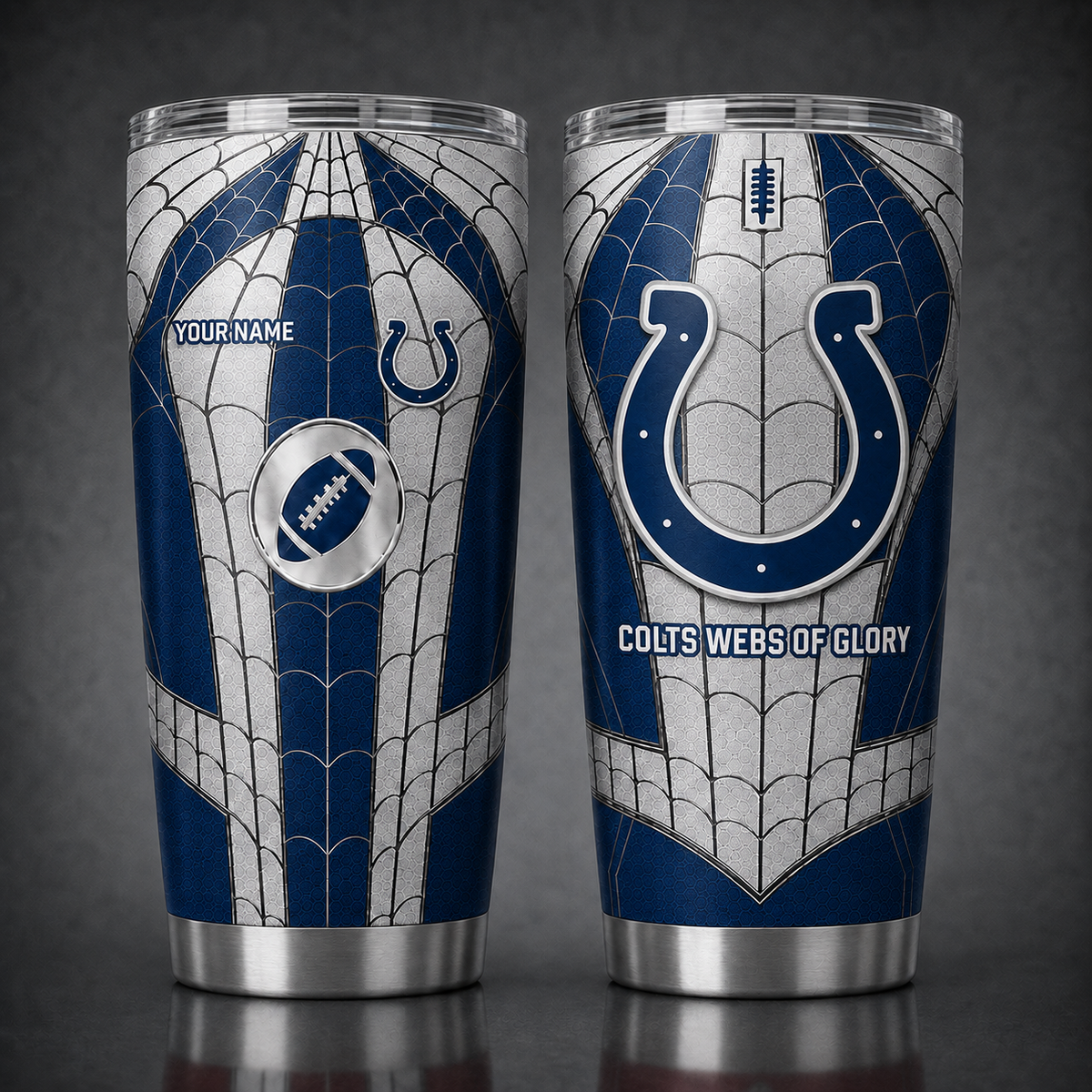 IC NFL x Spider Premium Classic Tumbler Limited Edition Gift for Football Fans