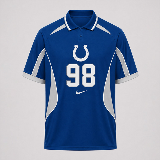 IC Premium NFL Custom Number Sports Style Polo Shirt