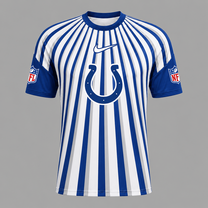 IC Premium NFL Men’s Athletic Vertical Stripe T-Shirt