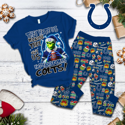 IC Premium NFL They Ain't Us Grinch Pajamas Set DDT CTND