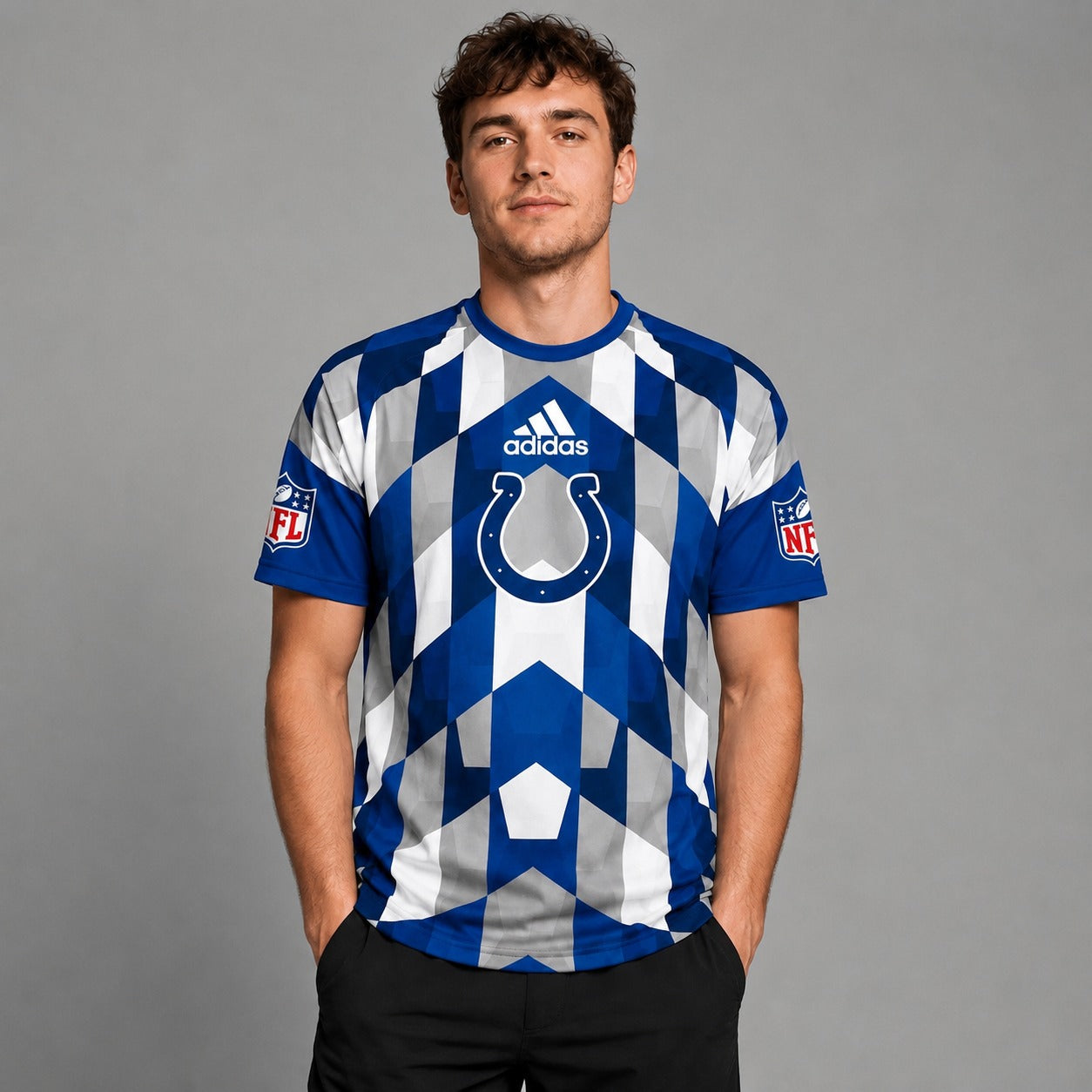 IC x NFL Premium Geometric Fan Performance T-Shirt