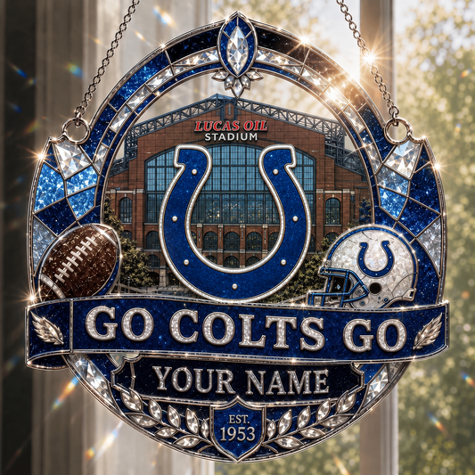 IC x NFL Premium Suncatcher Luxury Personalized Gift For Fan