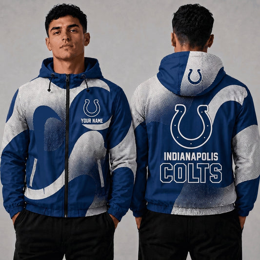 IC x NFL Premium Windbreaker Jacket Personalized Gift For Fan