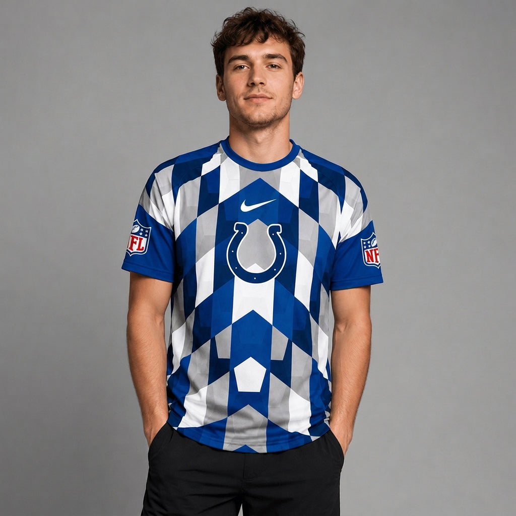 IC x Premium NFL Geometric Fan Performance T-Shirt