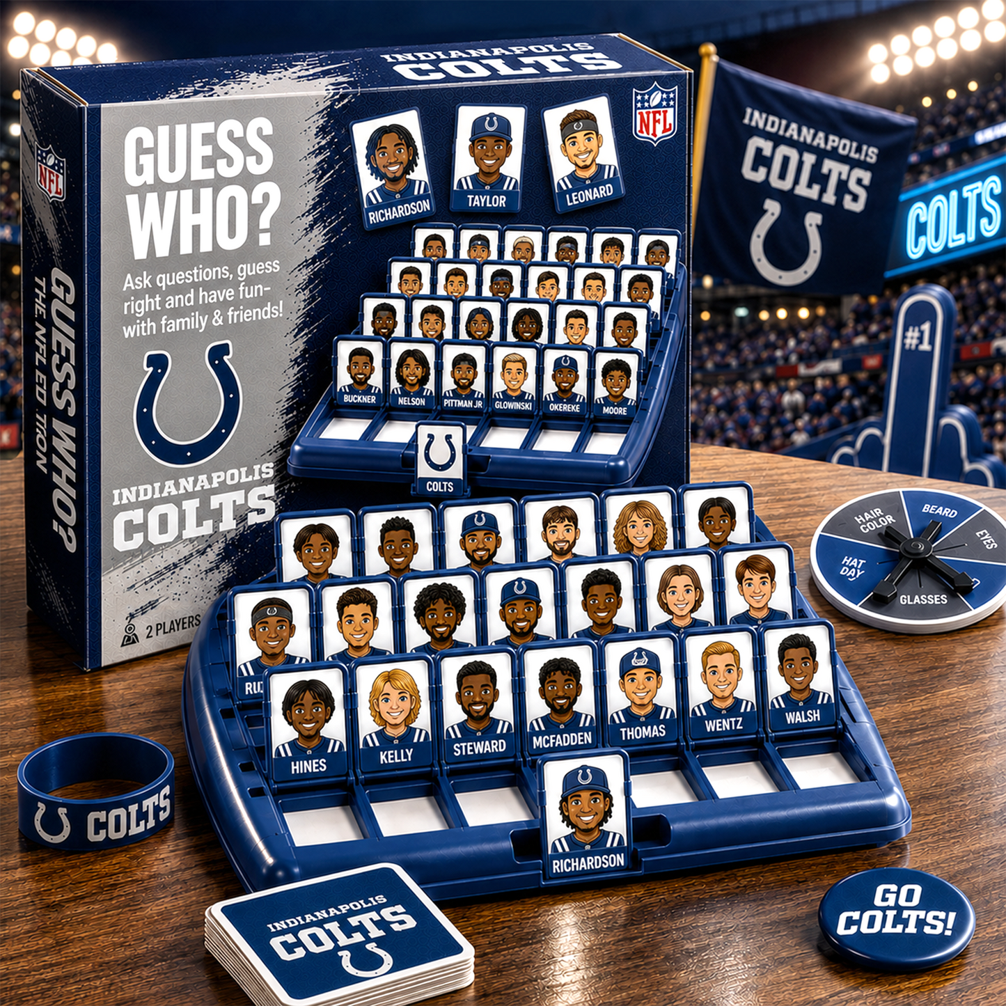 IC_NFL ELITE FAN GUESS WHO BOARD GAME Ã¢â‚¬â€œ COLLECTOR EDITION
