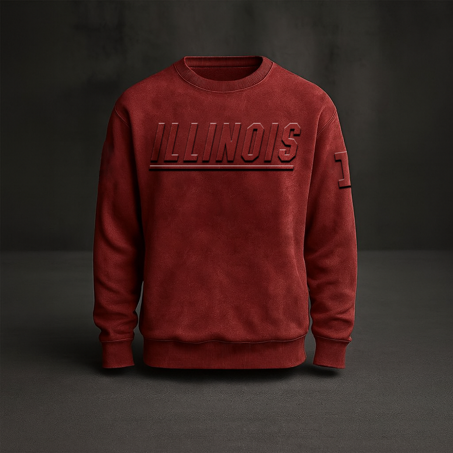 ILL x NCAA Embossed Sweat Shirt DATND TANTD