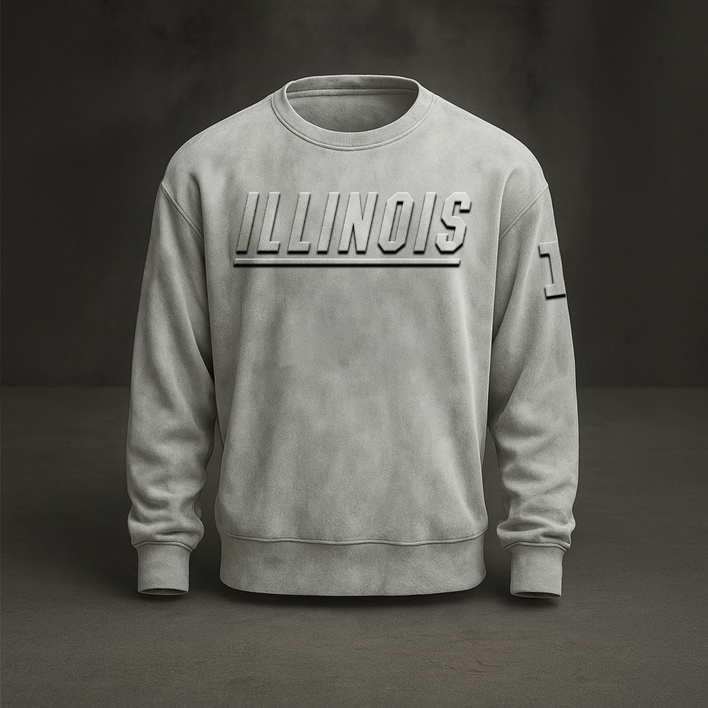 ILL x NCAA Embossed Sweat Shirt DATND TANTD