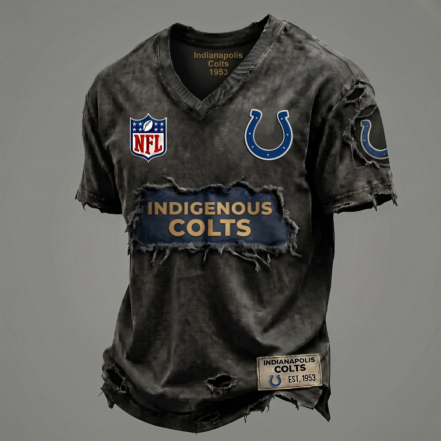 IC NFL Premium V-Neck T-shirt Gift For Fans 0306 NAK DATND NHT