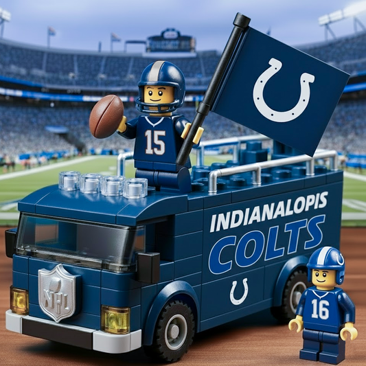 IND x NFL Building Blocks Bus Toy Set DatND DVT