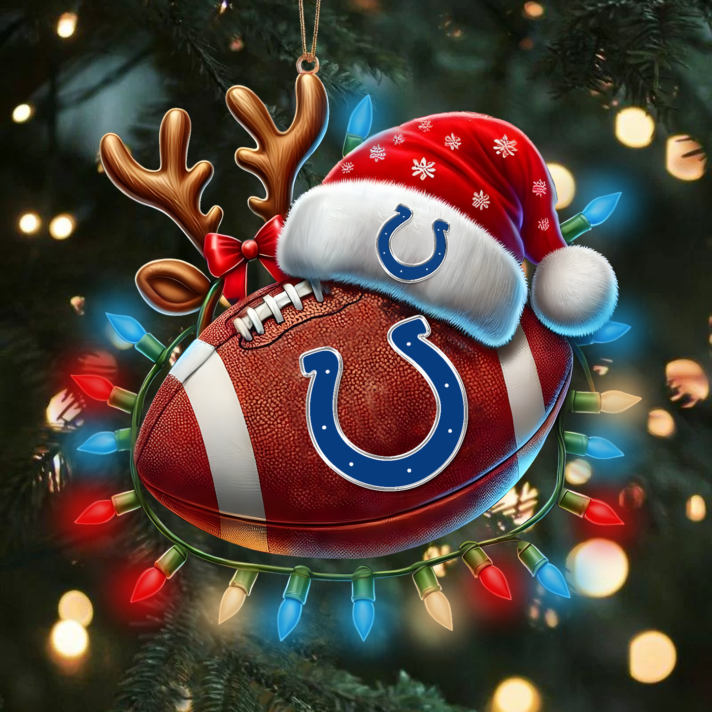 IND x NFL Christmas Lights Football Ornament 0110 DatND ThuongNH