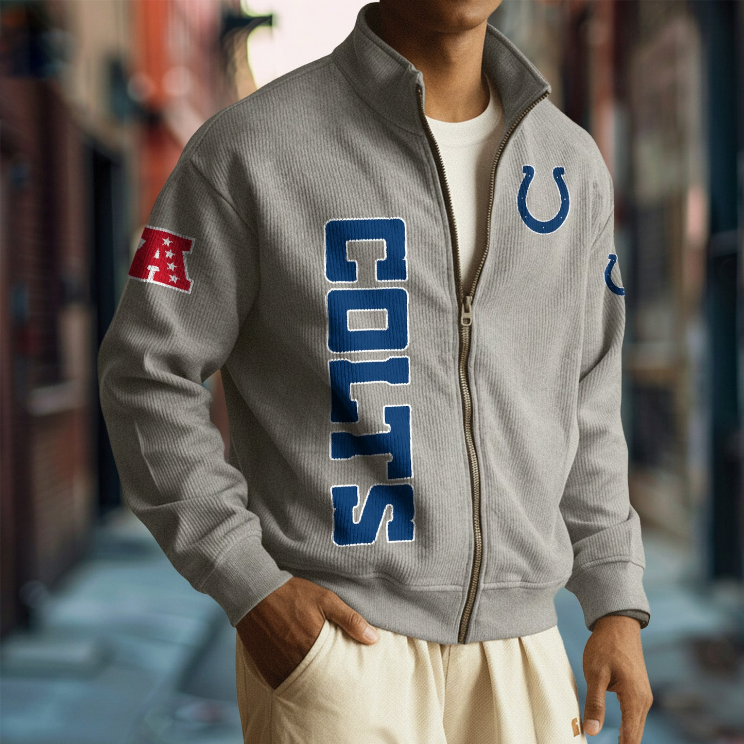 IND x NFL Corduroy Zip-Up Jacket DatND DVT