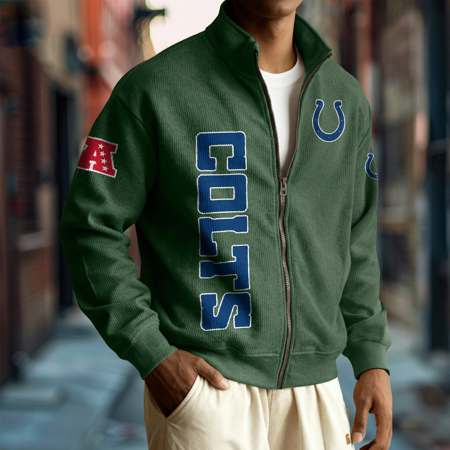 IND x NFL Corduroy Zip-Up Jacket DatND DVT