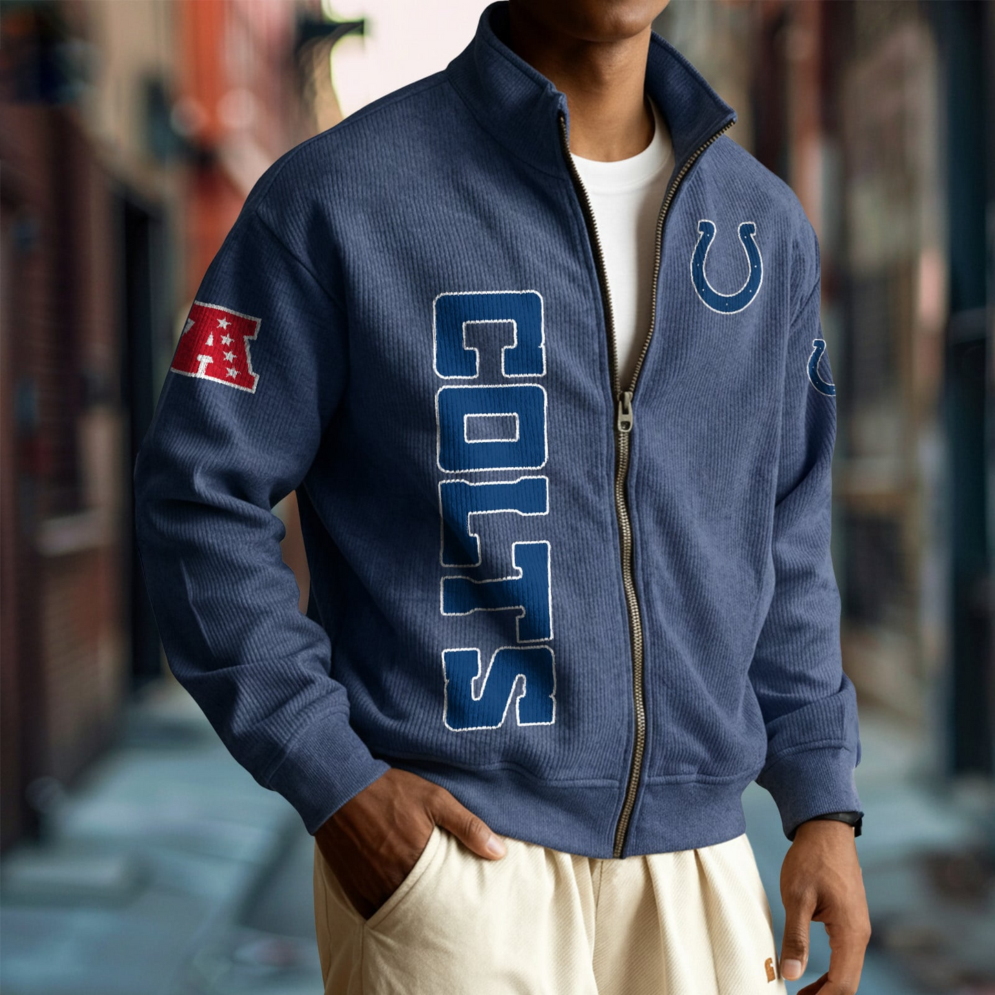 IND x NFL Corduroy Zip-Up Jacket DatND DVT