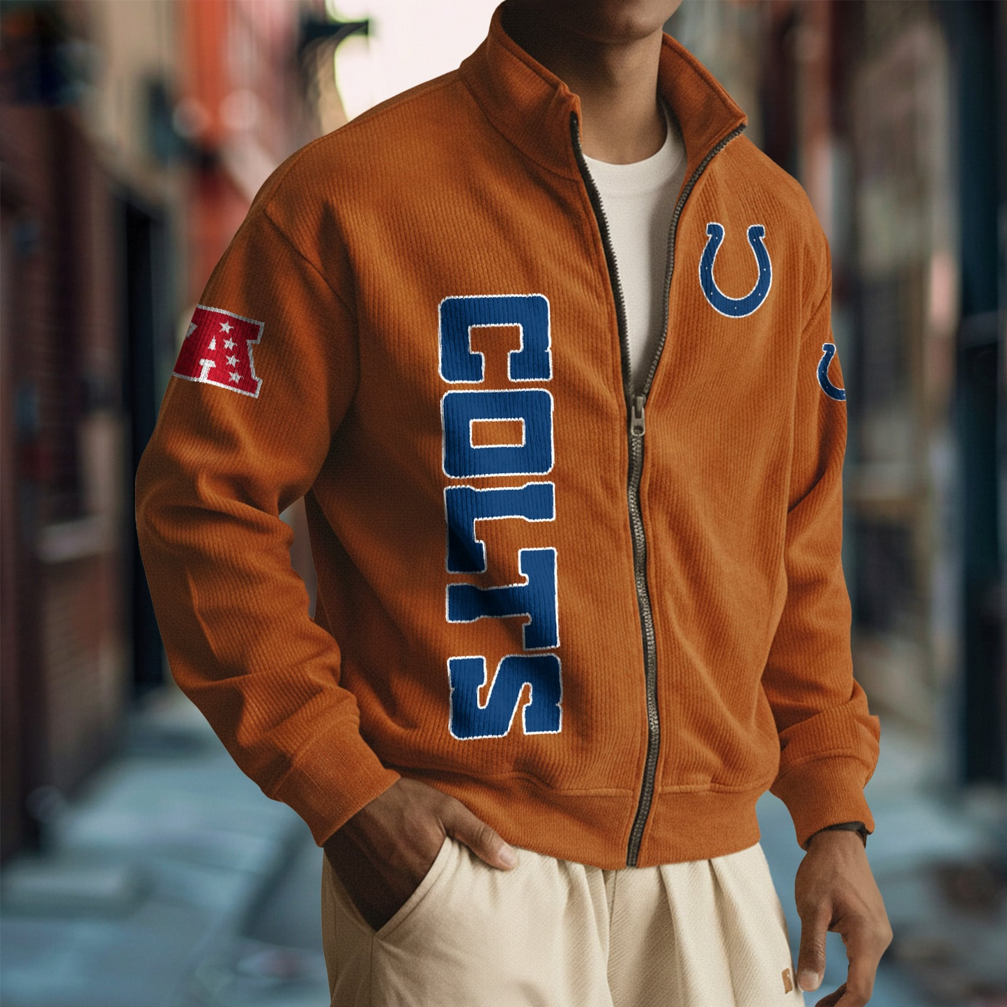 IND x NFL Corduroy Zip-Up Jacket DatND DVT