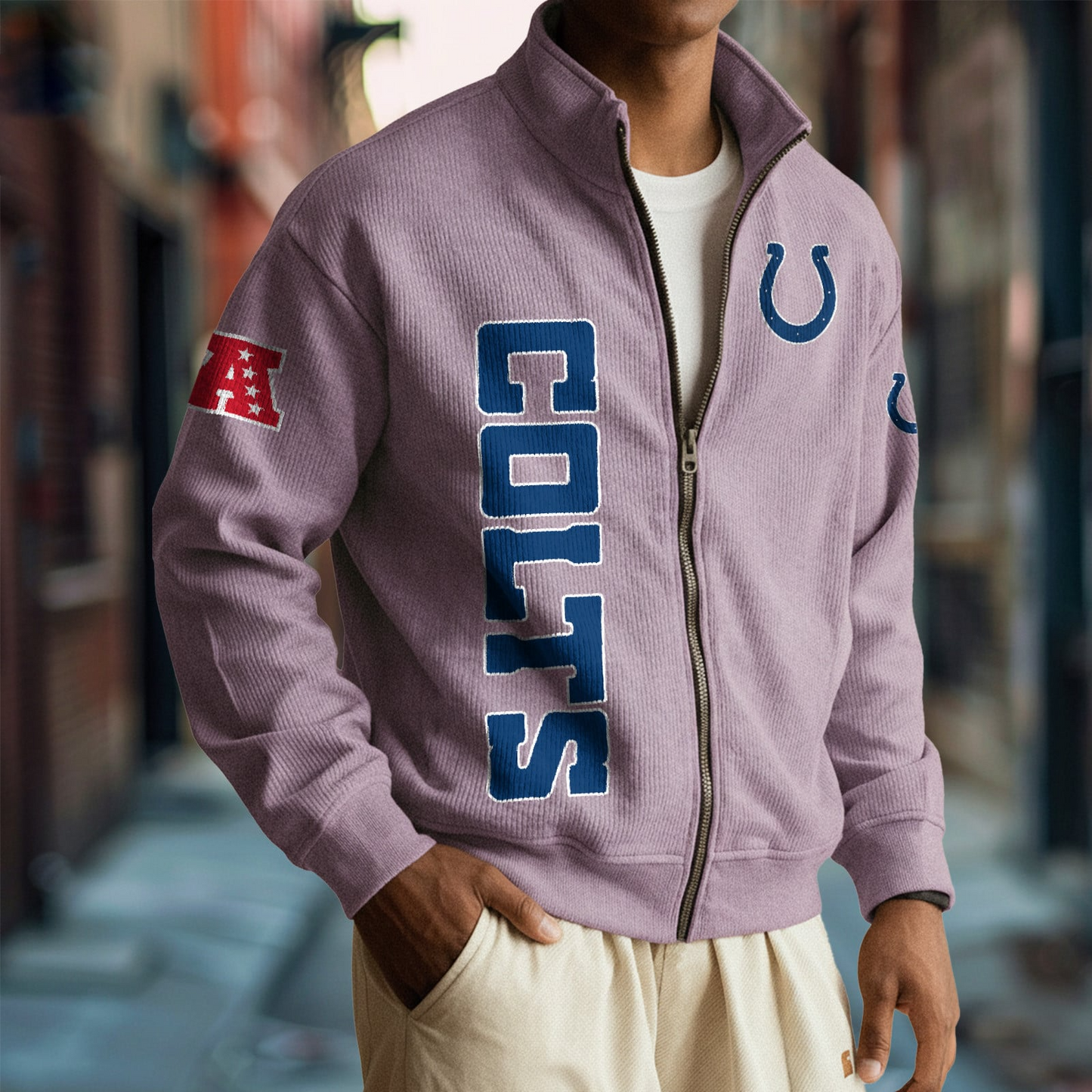 IND x NFL Corduroy Zip-Up Jacket DatND DVT