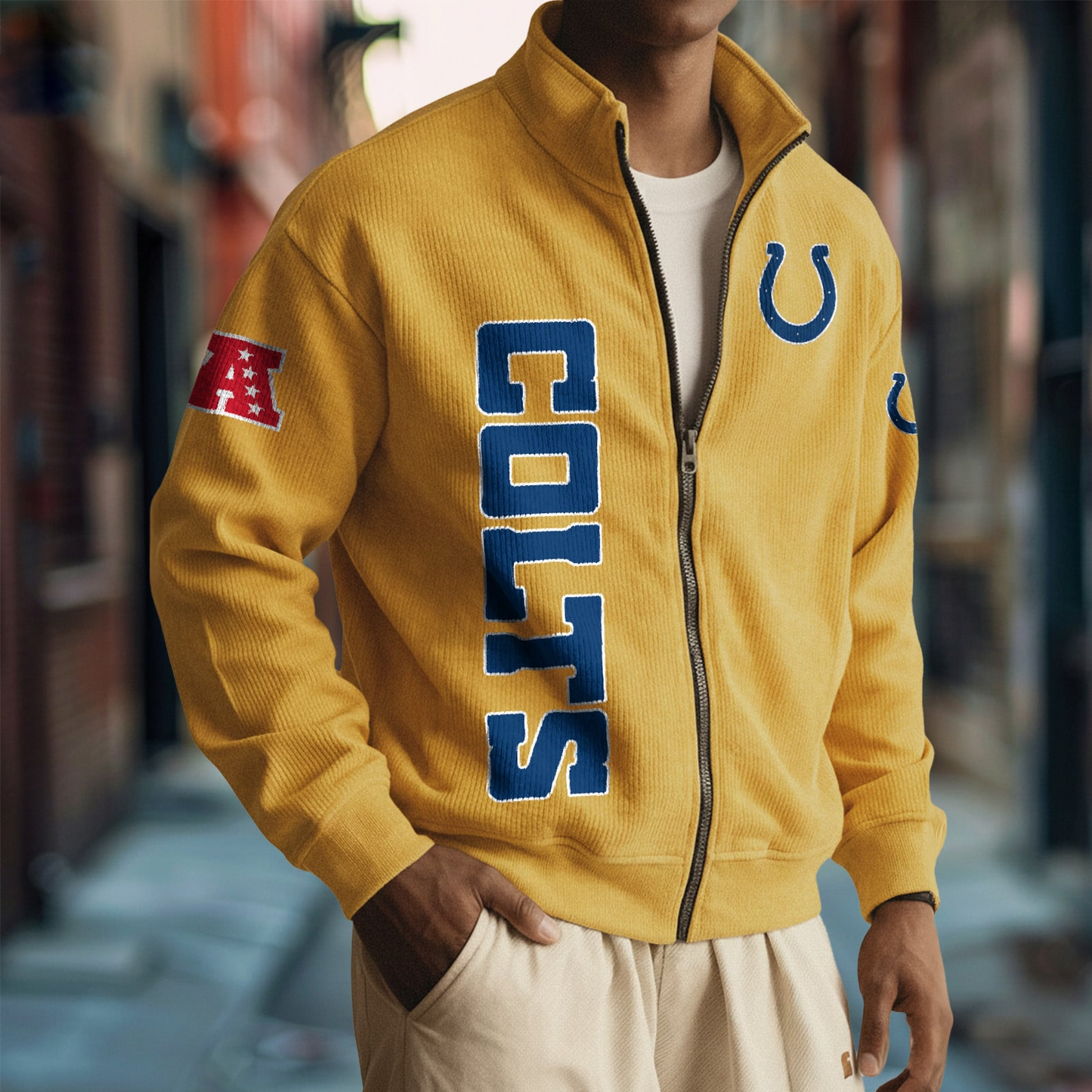 IND x NFL Corduroy Zip-Up Jacket DatND DVT