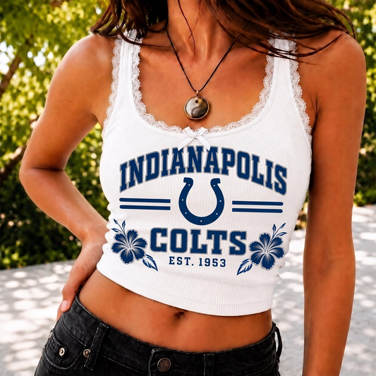 IND x NFL Game Day Lace Tank Top Shirt