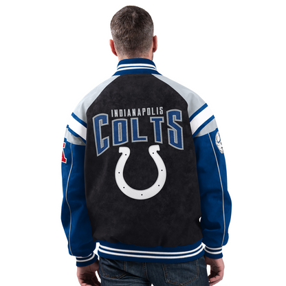 IND x NFL Officially Licensed Faux Suede Jacket DATND TANTD 261125
