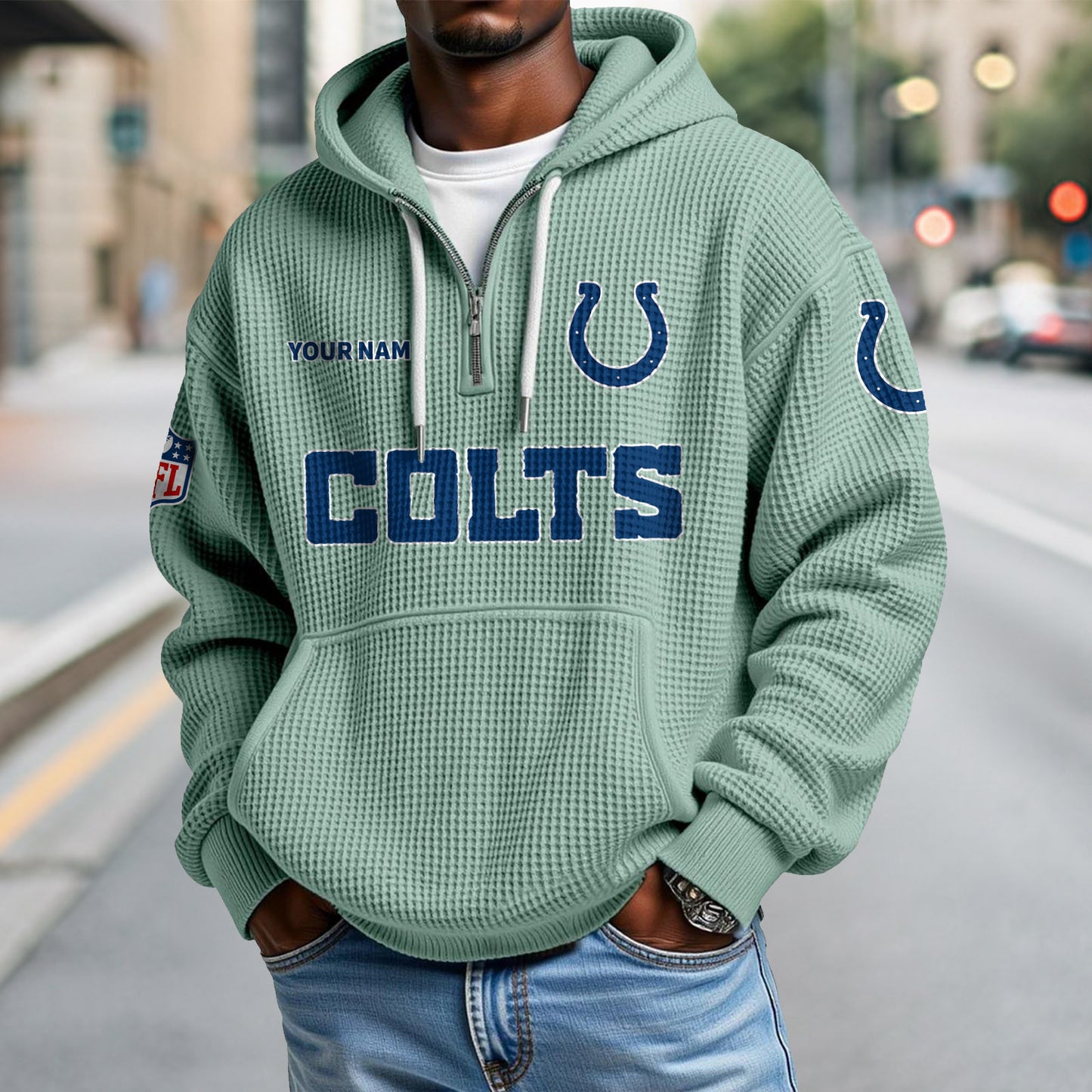 IND x NFL Waffle Hoodie DatND DVT