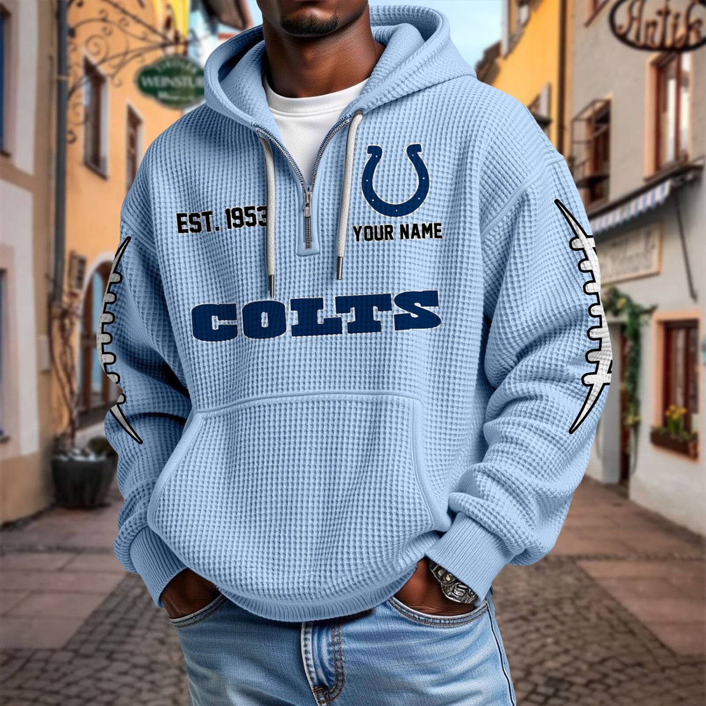 IND x NFL Waffle Hoodie DatND DVT