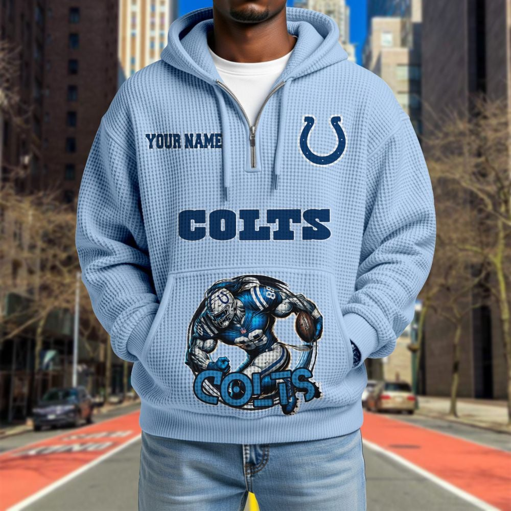 IND x NFL Waffle Hoodie DATND TANTD