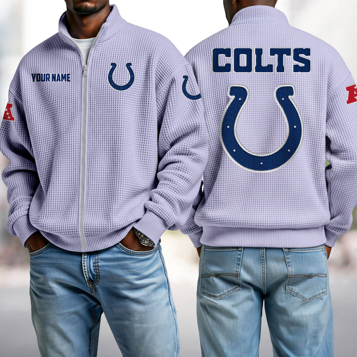 IND x NFL Waffle Zip-Up Sweatshirt DatND DVT