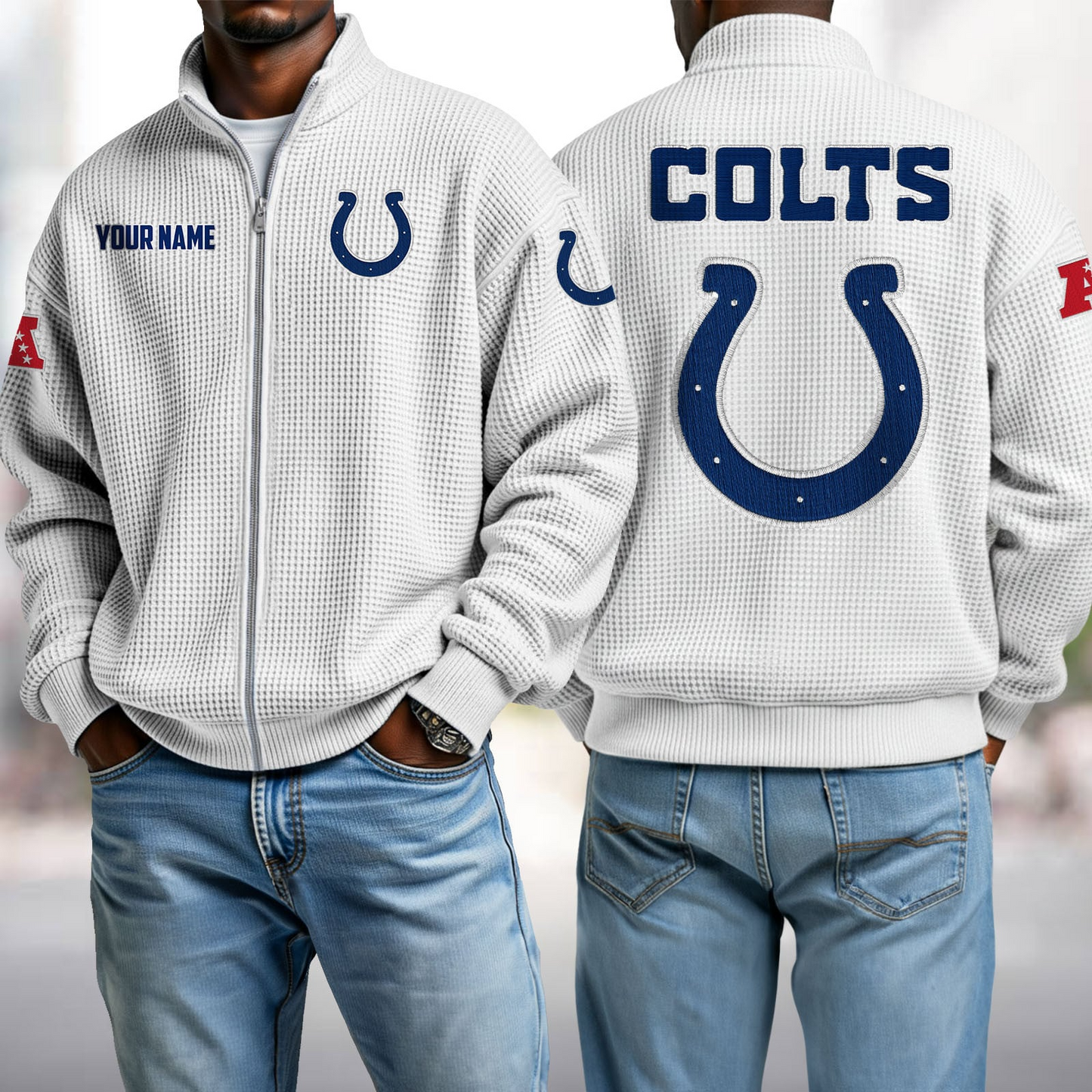 IND x NFL Waffle Zip-Up Sweatshirt DatND DVT