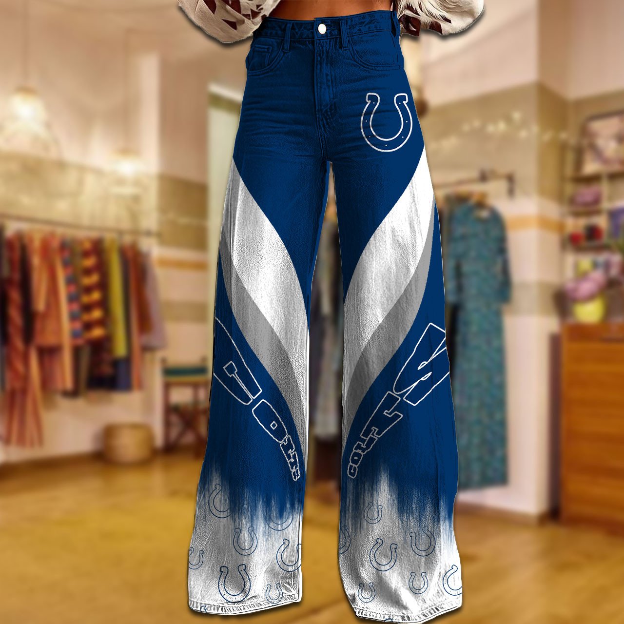IND x NFL Women's Casual Wide Leg Pants DATND TANTD 281025