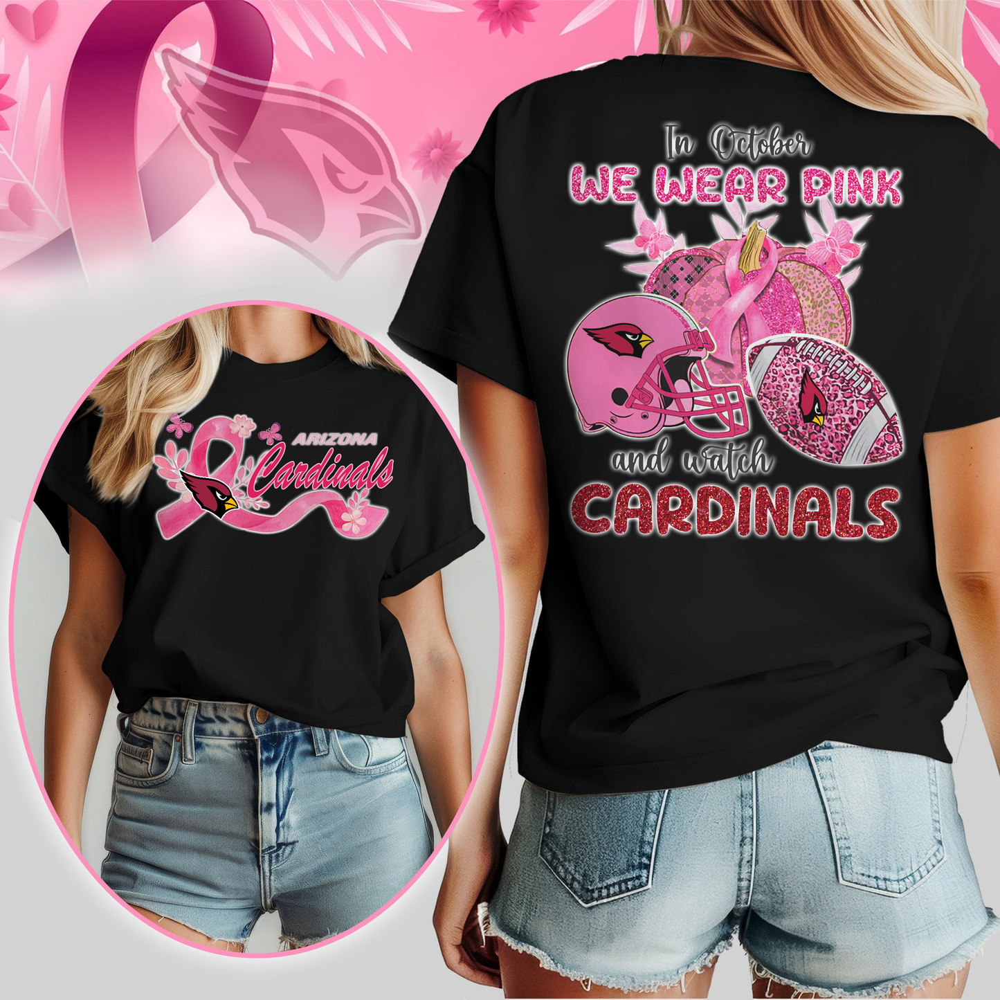 In October We Wear Pink And Watch AC Shirt  300626