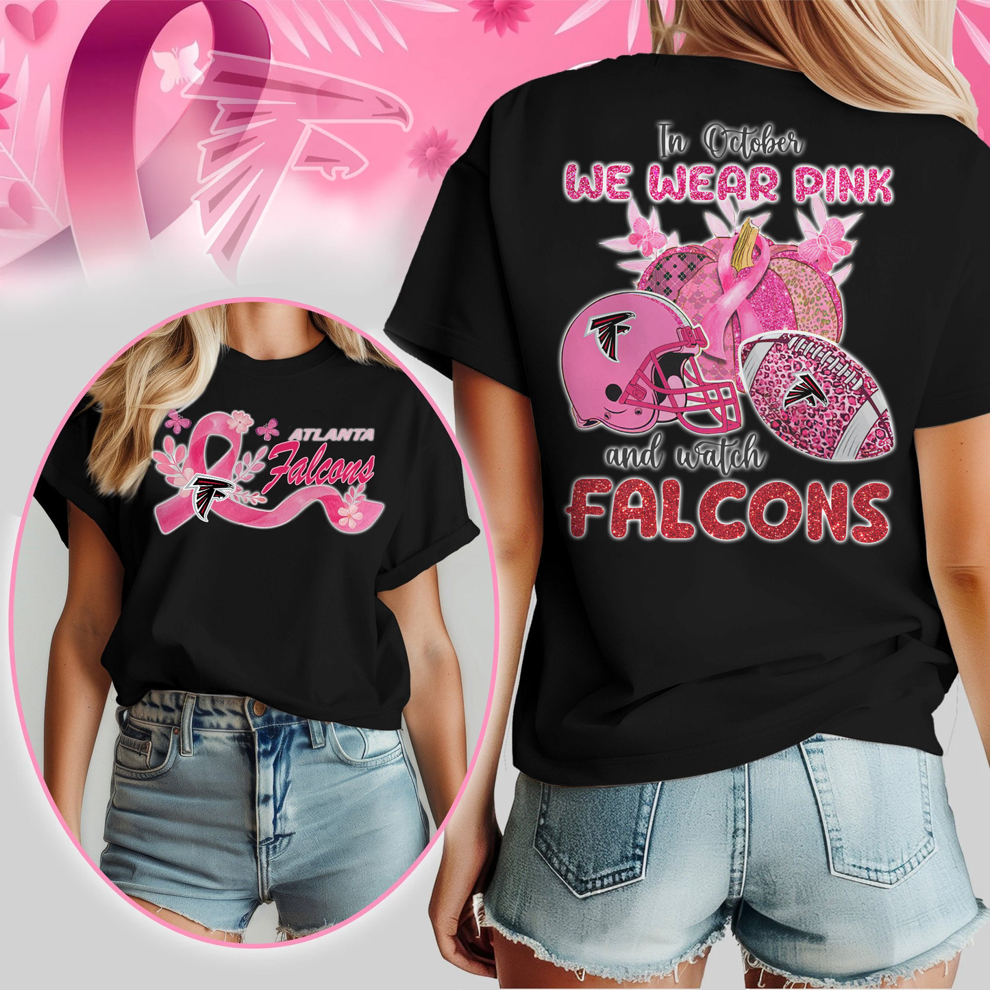 In October We Wear Pink And Watch AF Shirt  300626