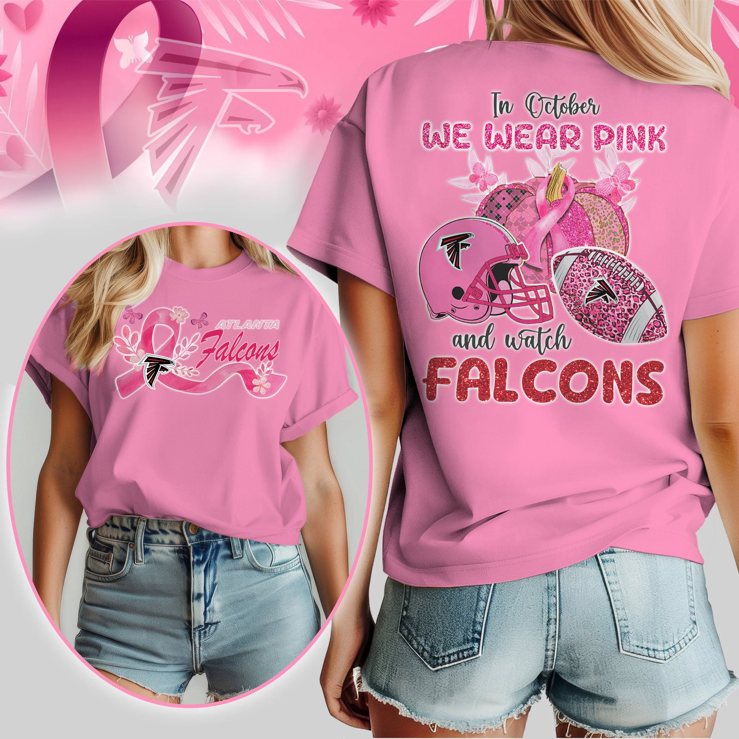 In October We Wear Pink And Watch AF Shirt  300626