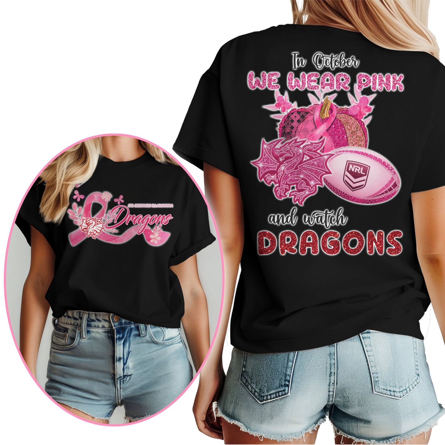 In October We Wear Pink And Watch SGID Shirt