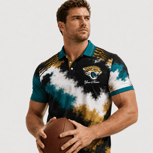 JAC X Premium NFL Premium Personalized Helmet Polo Shirt