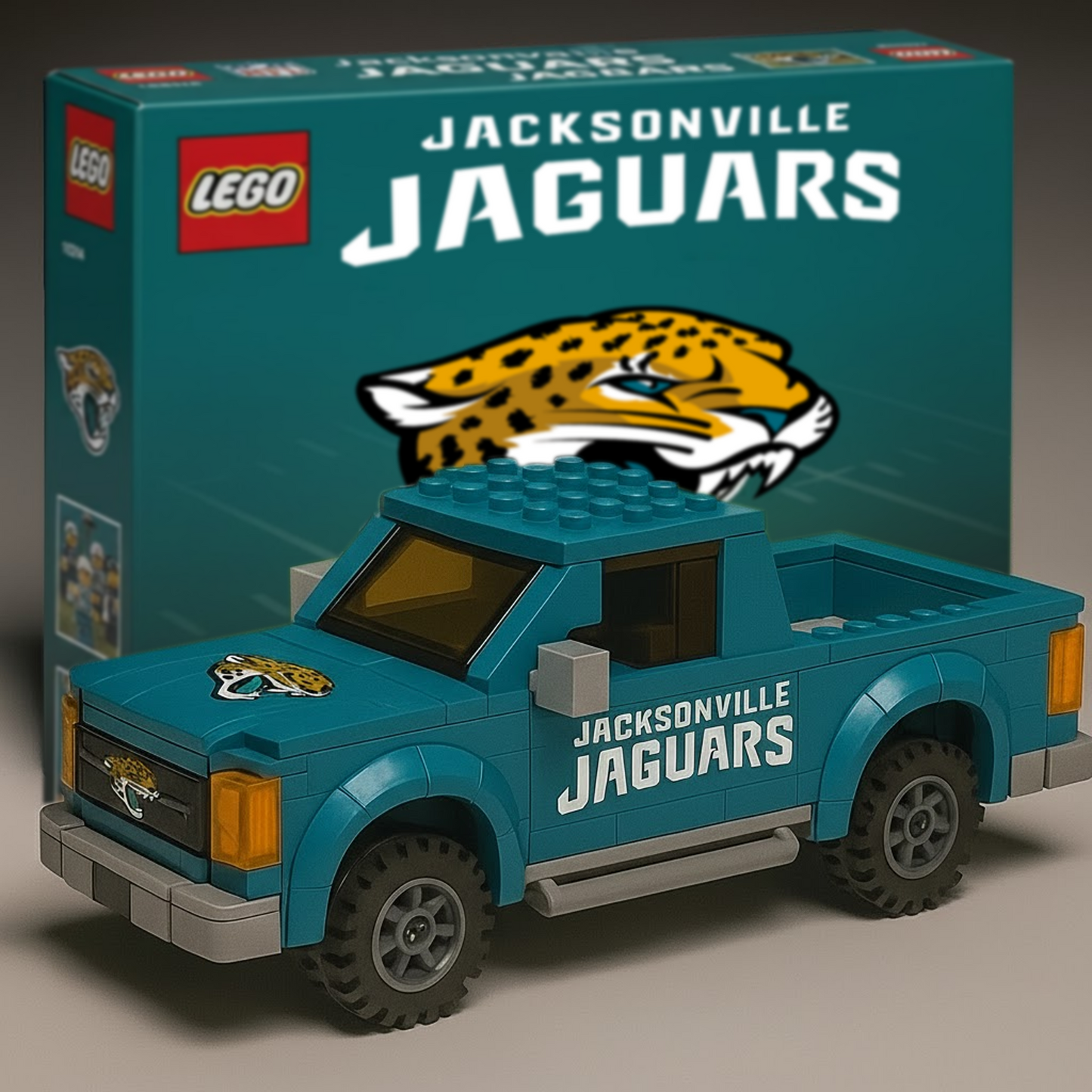 JAC x NFL Building Blocks Truck Toy Set V2 DatND DVT